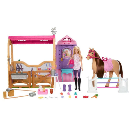 Barbie Establos con el caballo Pepper y la muñeca