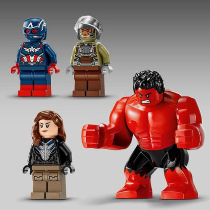 LEGO® Marvel 76292 Duelo: Capitán América vs. Hulk Rojo