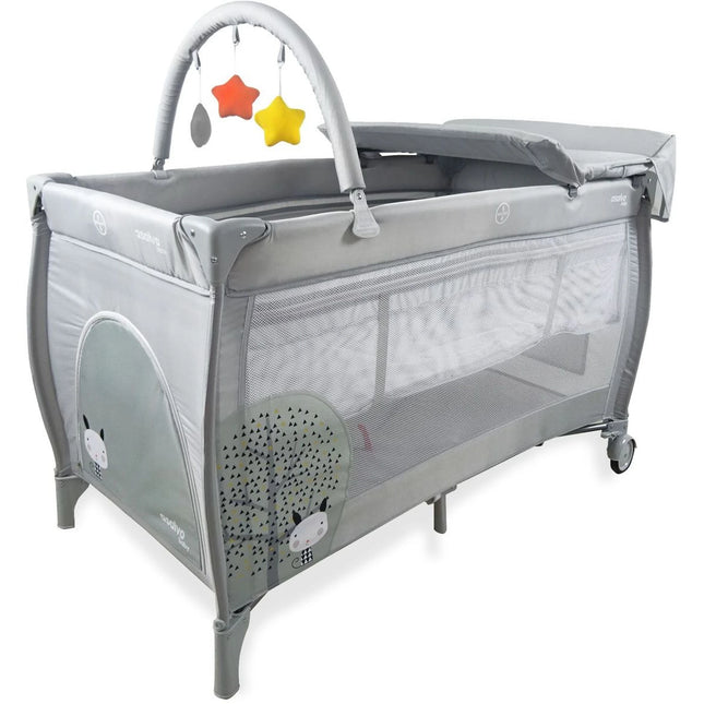 Cuna de viaje Complet grey nordic