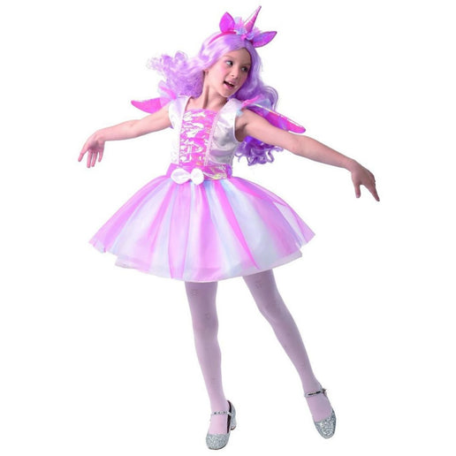 Disfraz de carnaval infantil Unicornio con alas 120 - 130 cm