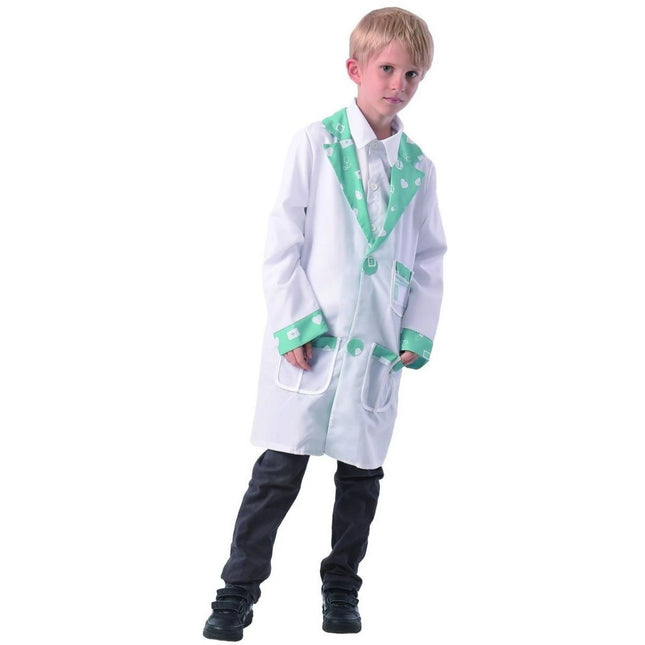 Disfraz de carnaval infantil de doctor 120 - 130 cm