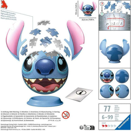 Puzzle Ball Disney Sticht 72 piezas