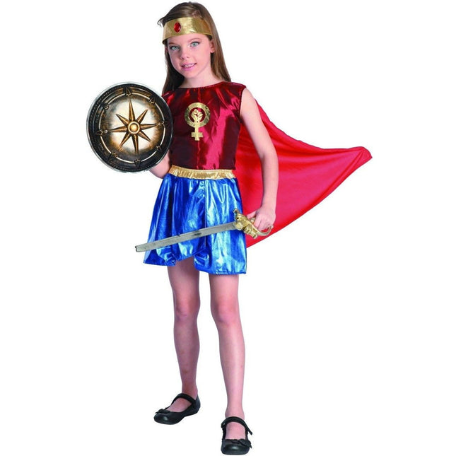 Disfraz infantil de carnaval Heroína 120 - 130 cm