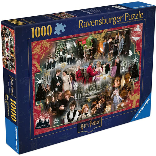 Puzzle Ravensburger: Navidad en Hogwarts 1000 piezas - Harry Potter