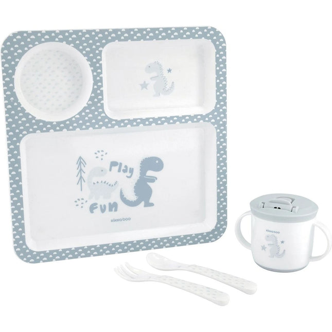 Juego de vajilla de 4 piezas Dinosaurio