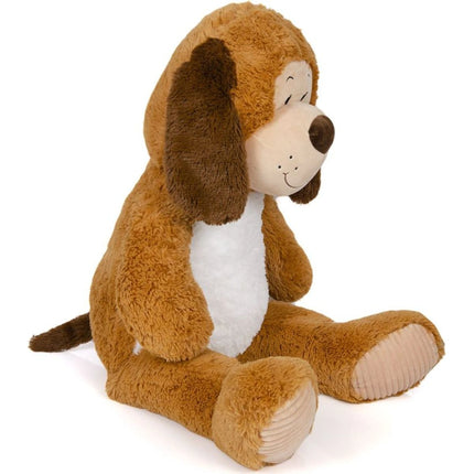 Perro de peluche marrón claro 100 cm
