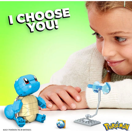 MEGA Construye y expón tu Pokémon Squirtle 10 cm