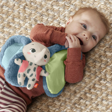 Fisher-Price Elefantito de peluche con orejas de tela
