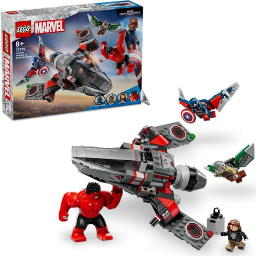 LEGO® Marvel 76292 Duelo: Capitán América vs. Hulk Rojo
