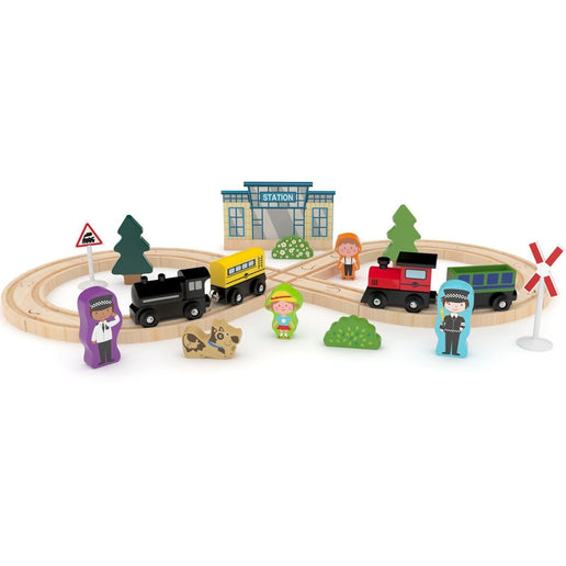 J'ADORE Set de juego estación de tren 34 piezas