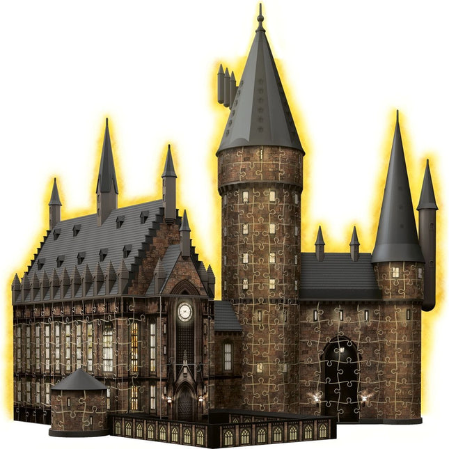 Ravensburger Puzzle 3D: Castillo de Hogwarts Gran Comedor Edición nocturna 540 piezas - Harry Potter