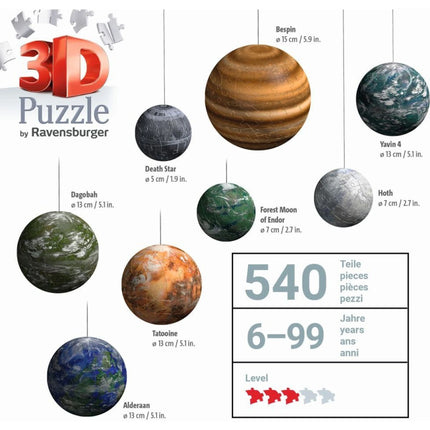 Ravensburger Puzzle 3D: Star Wars Galaxia