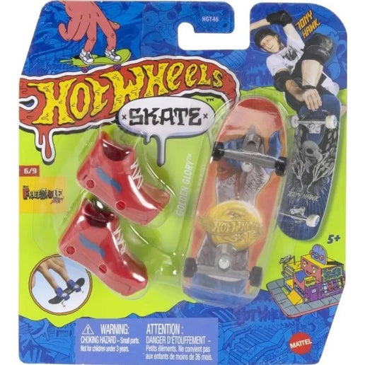 Hot Wheels Fingerboard y zapatos 10,5 cm HGT46 Goldon Glory