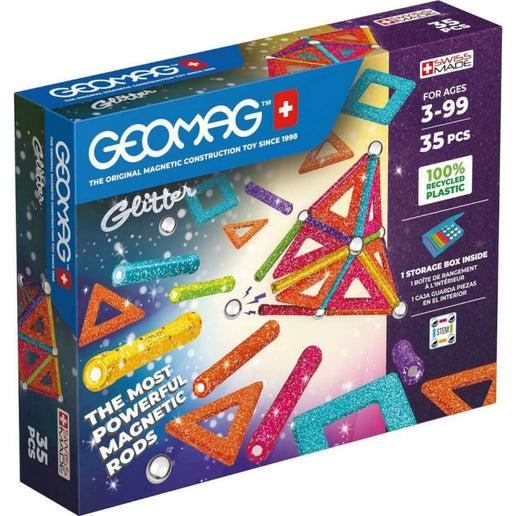 Geomag Glitter Recycled 35 piezas