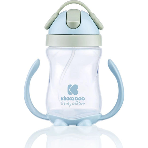 Taza con pajita de silicona 300 ml 12m+ Blue