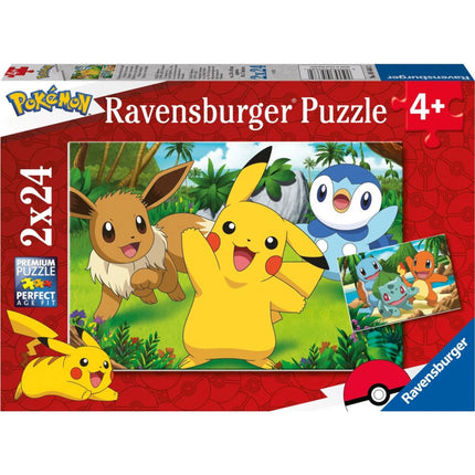 Ravensburger Puzzle: Pokémon 2 x 24 piezas