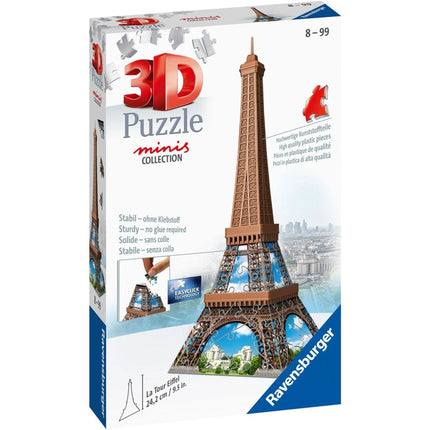 Ravensburegr Puzzle 3D: Mini edificio Torre Eiffel pieza 54 piezas