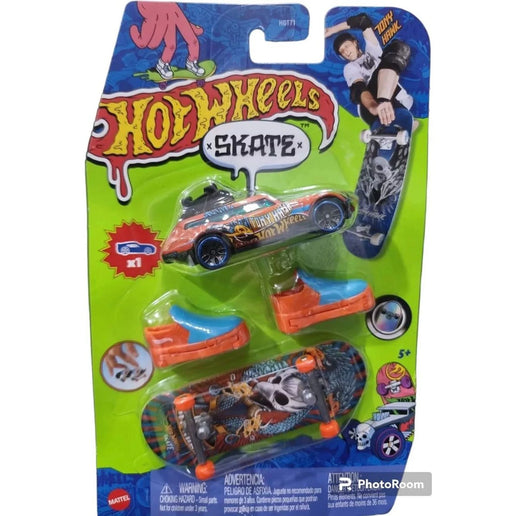 Hot Wheels Skates Colección de coleccionista Fingerboard y zapatos Tony Hawk Hot Wheels