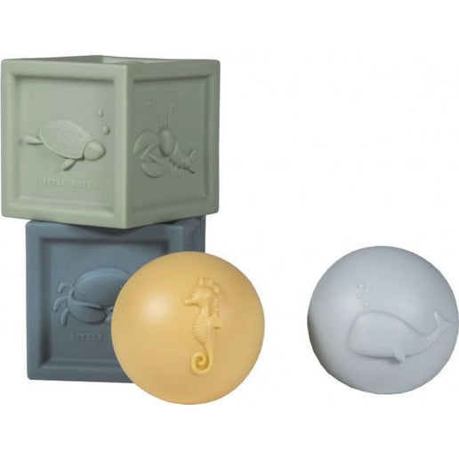 Set de cubos y pelotas Ocean