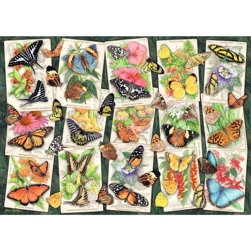 Puzzle Ravensburger: Mariposas tropicales 1000 piezas