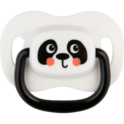 Set de chupetes simétricos de silicona BabiesBoo 6 - 18 m 2 uds blanco