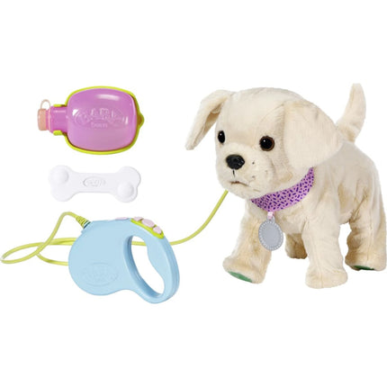 BABY born Mi perrito alegre con caja de transporte