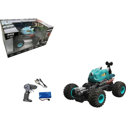 Coche RC acrobático azul 1:16