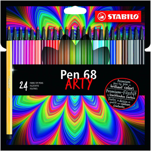 STABILO ARTY Rotulador de fibra prémium Pen 68 set 24 uds.
