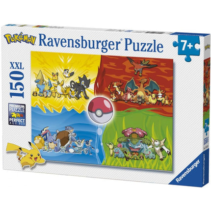 Puzzle Ravensburger: Tipos de Pokémon 150 piezas