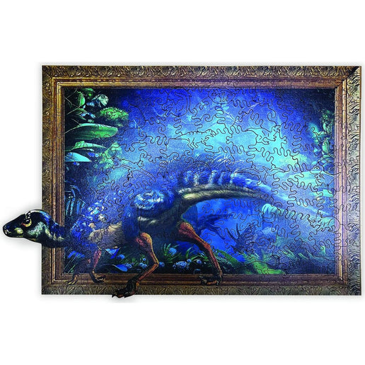 Puzzle de madera Dinosaurio A3 GID que brilla en la oscuridad