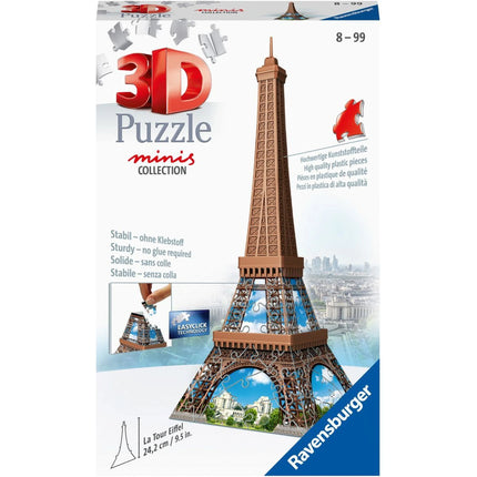 Ravensburegr Puzzle 3D: Mini edificio Torre Eiffel pieza 54 piezas