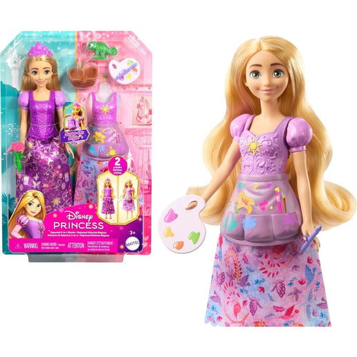 Princesas Disney Muñeca y vestimenta de cuento de hadas Rapunzel