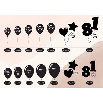 Helio para 50 globos