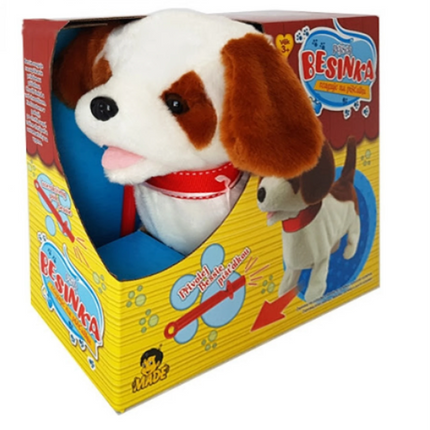 Perrito Besinka con silbato