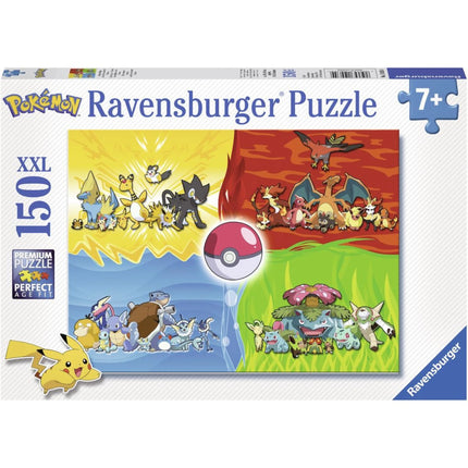 Puzzle Ravensburger: Tipos de Pokémon 150 piezas