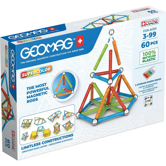 Geomag Supercolor Reciclado 60 piezas