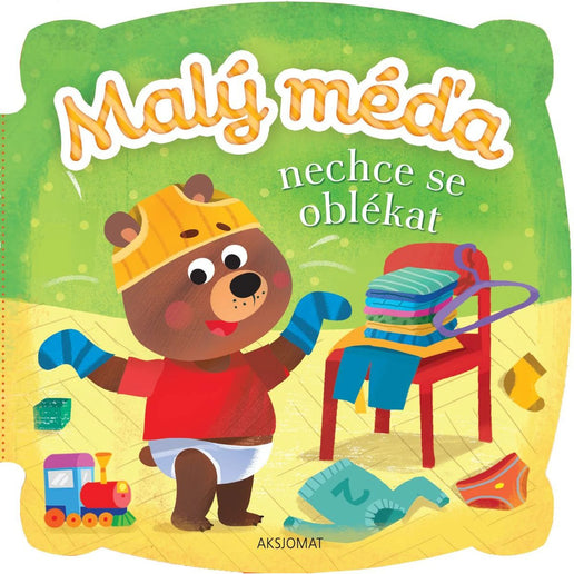 El osito no quiere vestirse