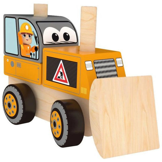J'ADORE Bulldozer de madera plegable