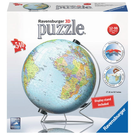 Ravensburger Puzzle 3D: Globo 540 piezas