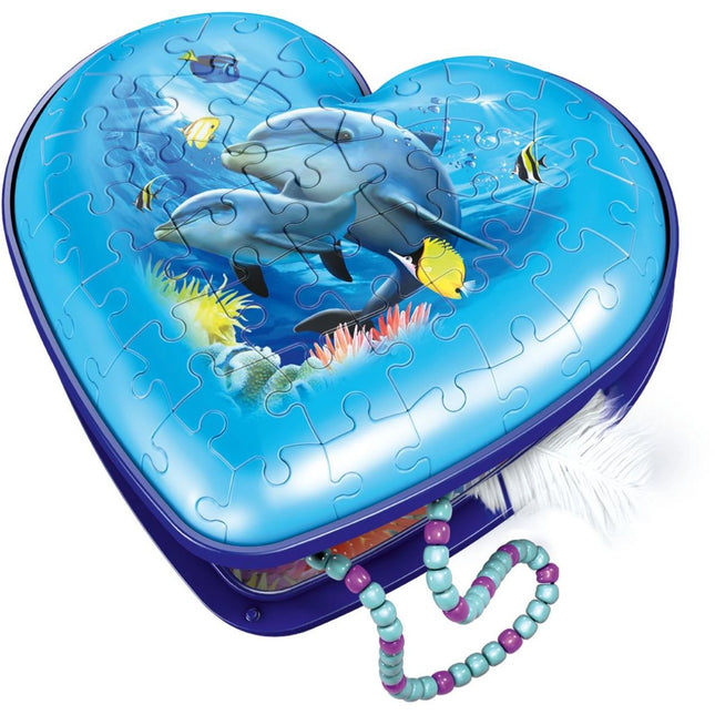 Ravensburegr Puzzle 3D: Corazón Mundo submarino 54 piezas
