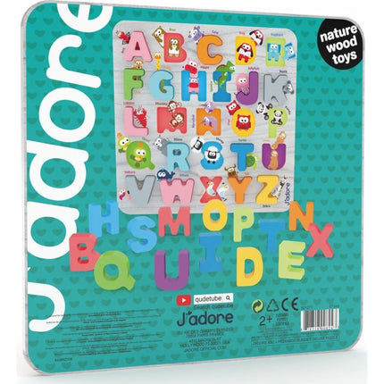 J'ADORE Insertable alfabeto