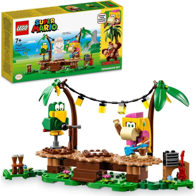 LEGO® Super Mario™ 71421 Dixie Kong y concierto en la jungla – set de expansión