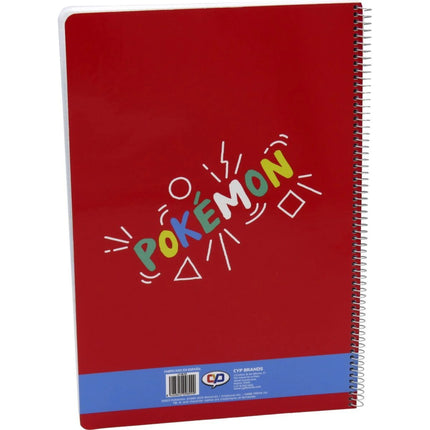 Pokémon bloc A4 de espiral Colourful edición