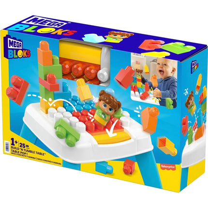 MEGA Bloks Mesa construye y tira los bloques