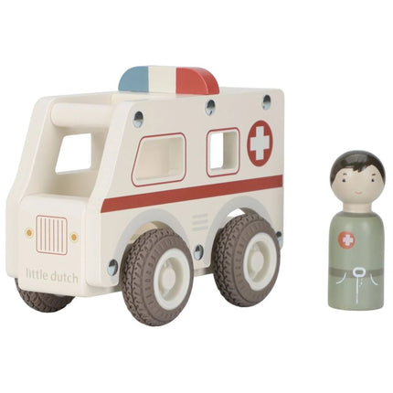 Ambulancia de madera
