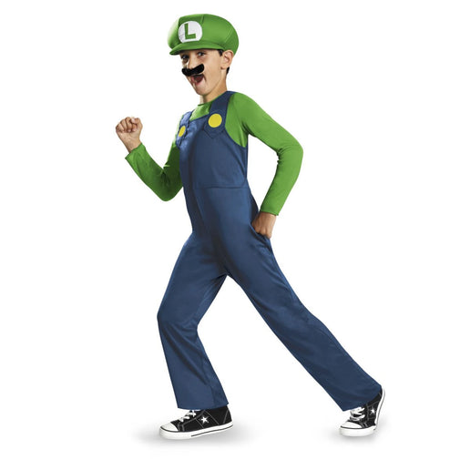 Disfraz infantil Luigi 105–117 cm - Super Mario