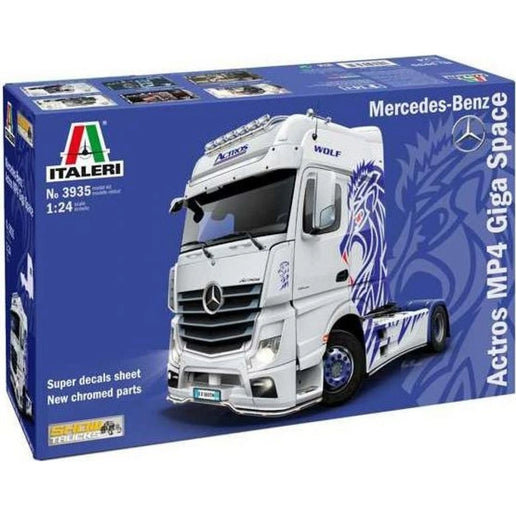 Kit de modelismo camión 3935 Mercedes-Benz ACTROS MP4 Giga Space 1:24