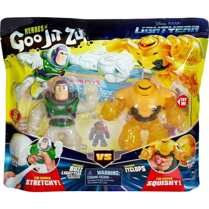 Figuras Goo Jit Zu Lightyear Versus paquete 12 cm Buzz VS Cyclops - Lightyear