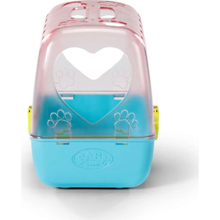 BABY born Mi perrito alegre con caja de transporte